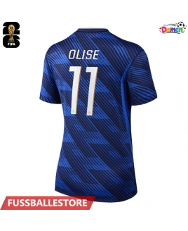 Günstige Frankreich Michael Olise #11 Heimtrikot Damen WM 2026 Kurzarm